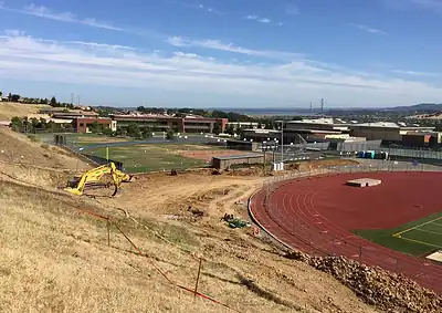 Vista Del Lago Stadium Bleachers and Field House