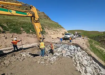 Alameda County Public Works Patterson Pass Emergency Work